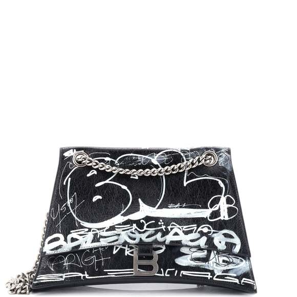 Balenciaga Graffiti Crush Chain Flap #184707B18B - Picture 1 of 7